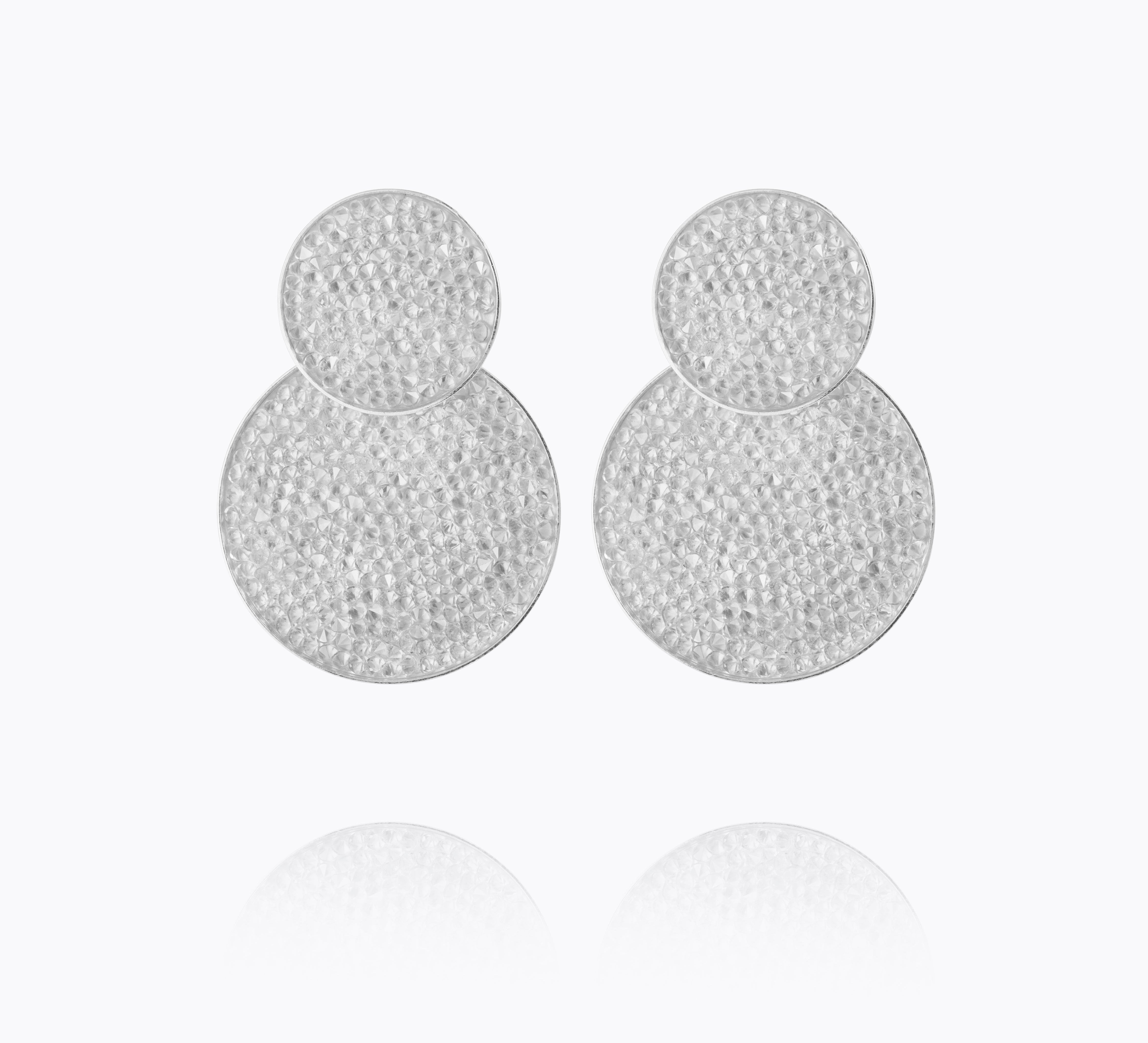 Caroline Svedbom - Liora Earrings Moonlight Rhodium