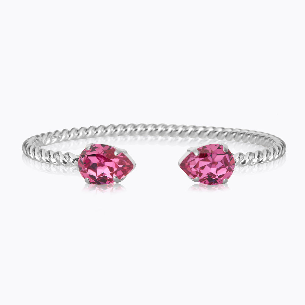 Caroline Svedbom - Mini Drop Bracelet Dark Rose Rhodium