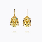 Caroline Svedbom - Mini Drop Clasp Earrings Dark Jonquil Gold
