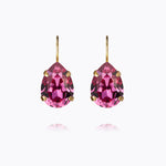Caroline Svedbom - Mini Drop Clasp Earrings Dark Rose Gold