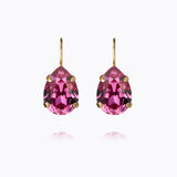 Caroline Svedbom - Mini Drop Clasp Earrings Dark Rose Gold