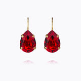 Caroline Svedbom - Mini Drop Clasp Earrings Light Siam Gold