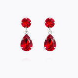 Caroline Svedbom - Mini Drop Earrings Light Siam Rhodium