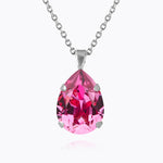 Caroline Svedbom - Mini Drop Necklace Dark Rose Rhodium