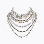 Caroline Svedbom - Mini Kallisto Necklace Black Golden Combo Rhodium