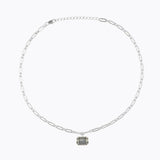 Caroline Svedbom - Mini Lydia Necklace Black Diamond Rhodium