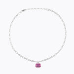 Caroline Svedbom - Mini Lydia Necklace Dark Rose Rhodium
