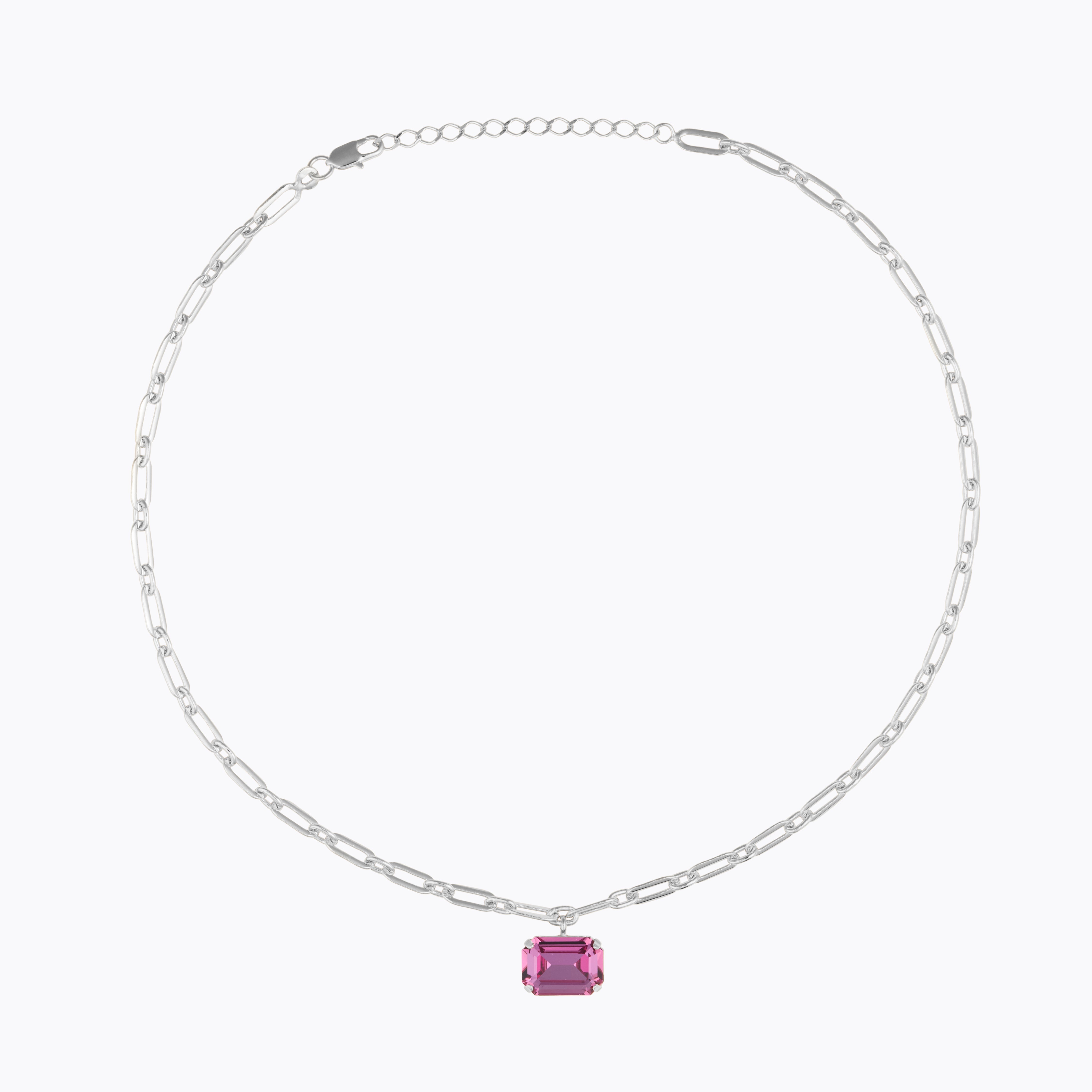 Caroline Svedbom - Mini Lydia Necklace Dark Rose Rhodium