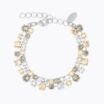 Caroline Svedbom - Mini Pomona Bracelet Black Golden Combo Rhodium