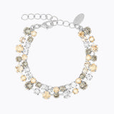 Caroline Svedbom - Mini Pomona Bracelet Black Golden Combo Rhodium