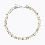 Caroline Svedbom - Mini Pomona Necklace Black Golden Combo Rhodium