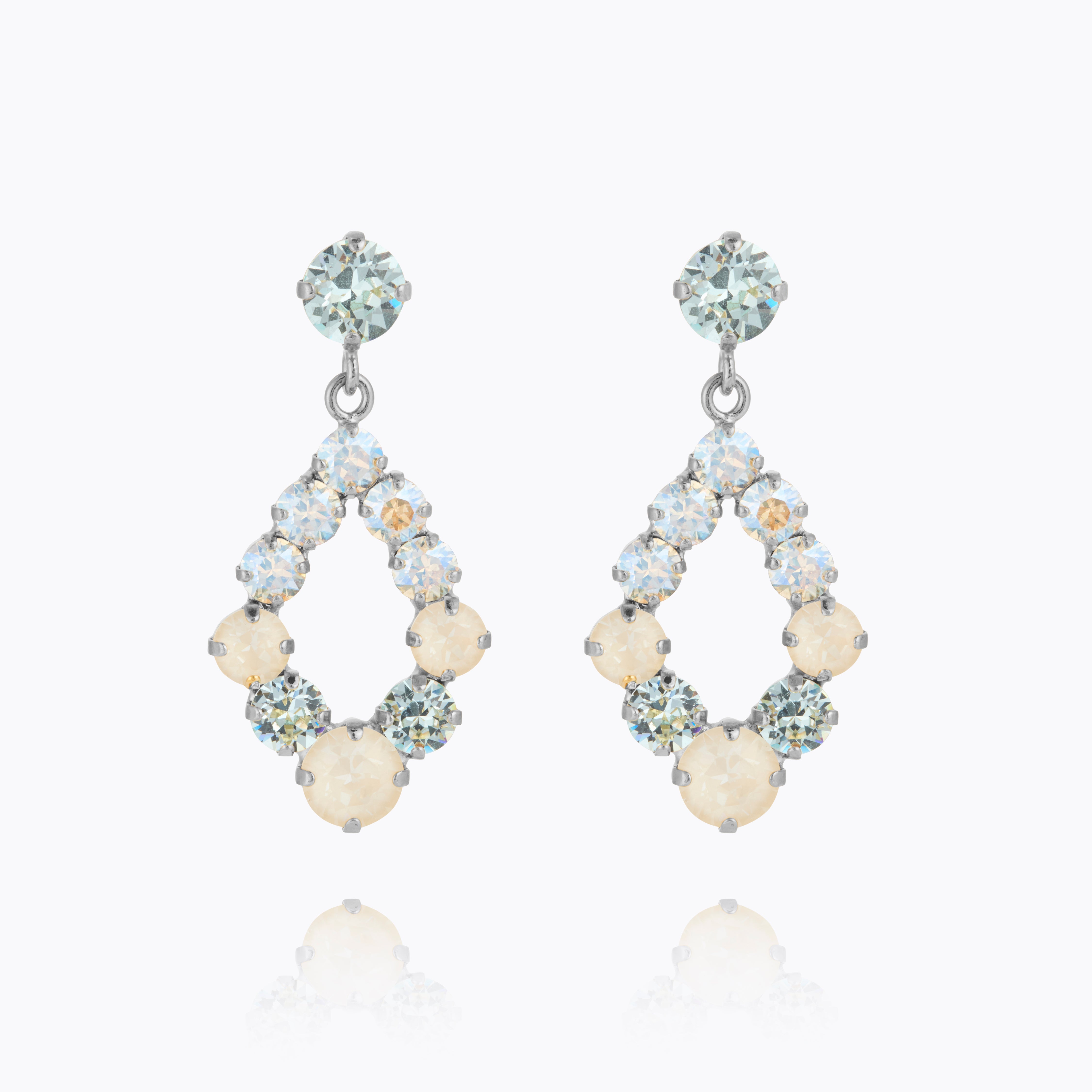 Caroline Svedbom - Mini Delia Earrings Azore Combo Rhodium