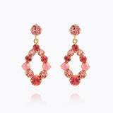 Caroline Svedbom - Mini Delia Earrings Light Coral Combo Gold