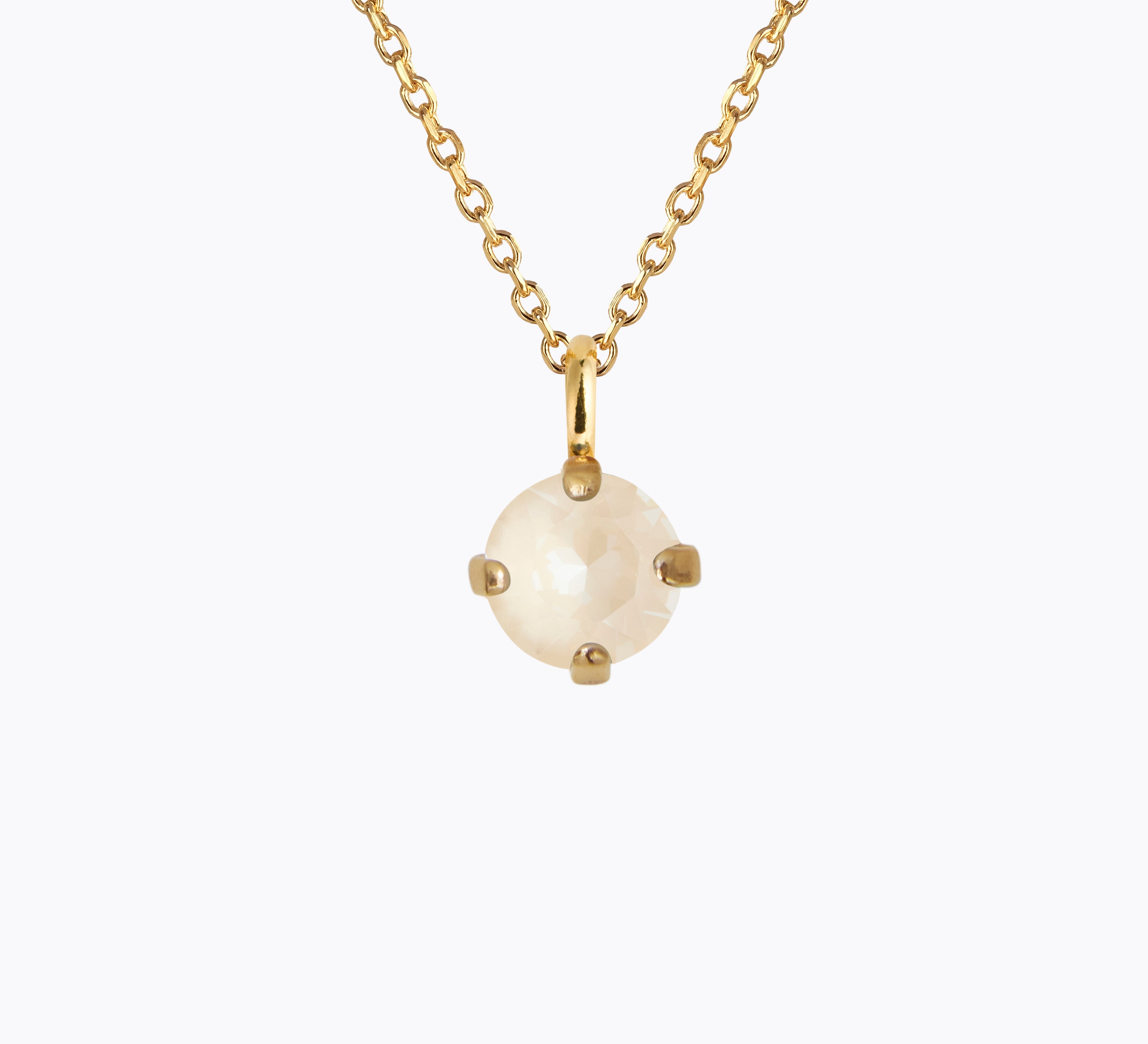 Caroline Svedbom - Natti Stud Necklace Linen Ignite Gold