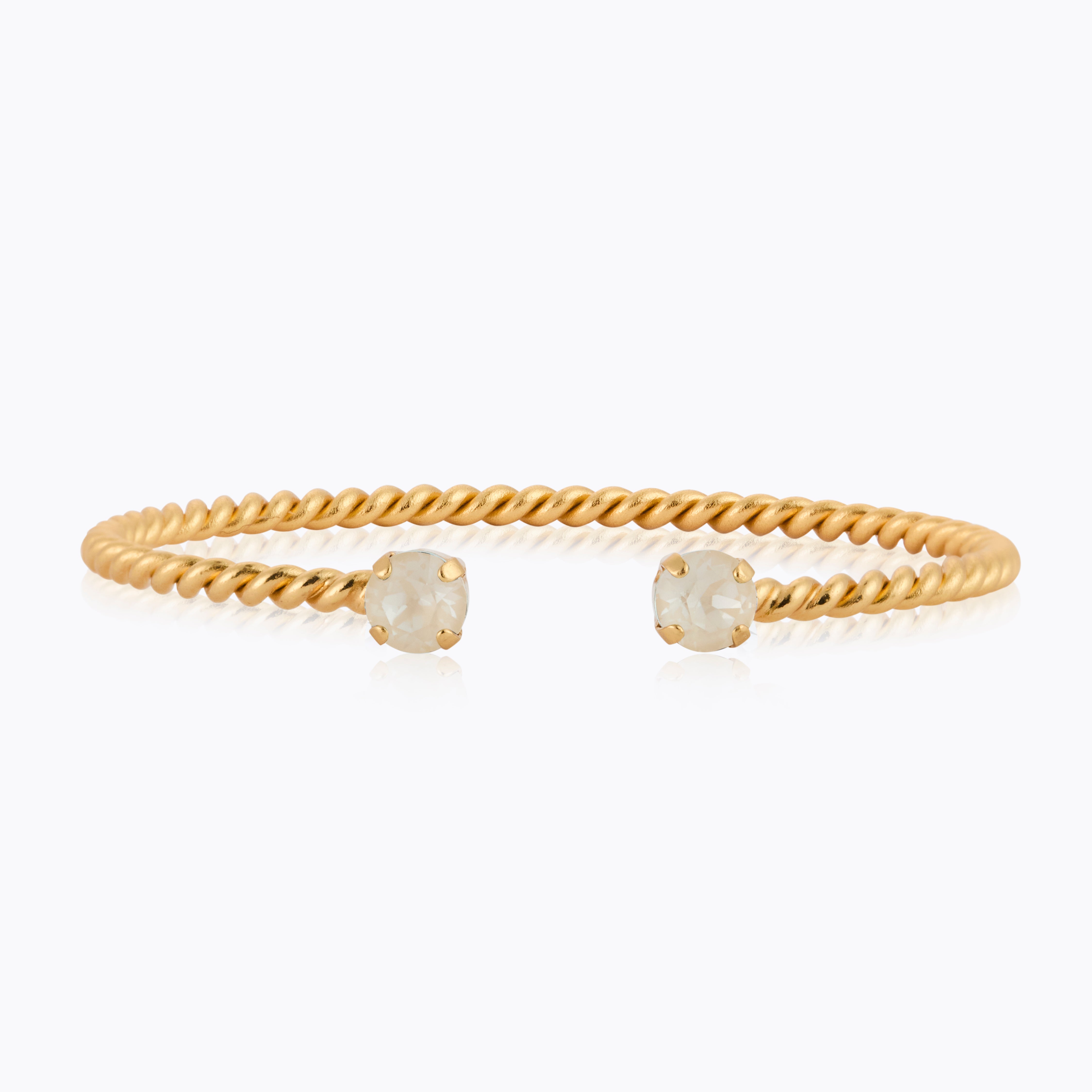 Caroline Svedbom - Mini Twisted Bracelet Linen Ignite Gold