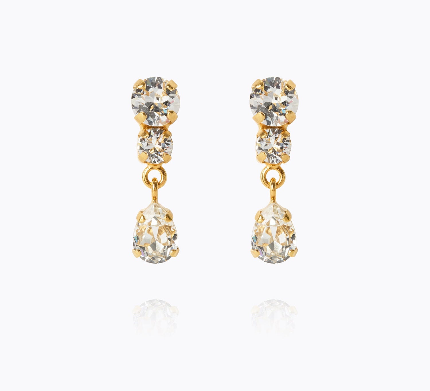 Caroline Svedbom - My Day Earrings Crystal Gold