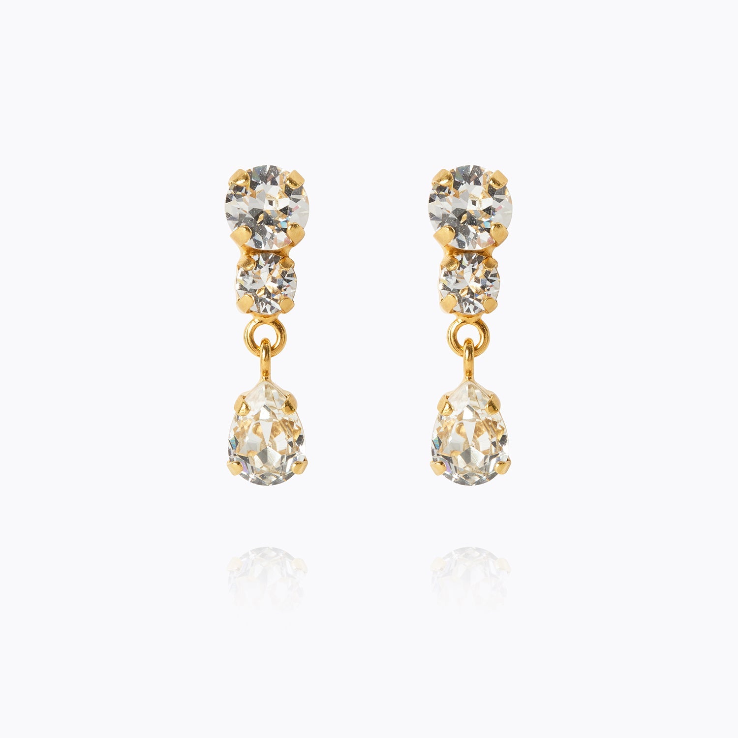 Caroline Svedbom - My Day Earrings Crystal Gold