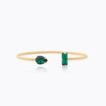 Caroline Svedbom - Noelle Bracelet Emerald Gold