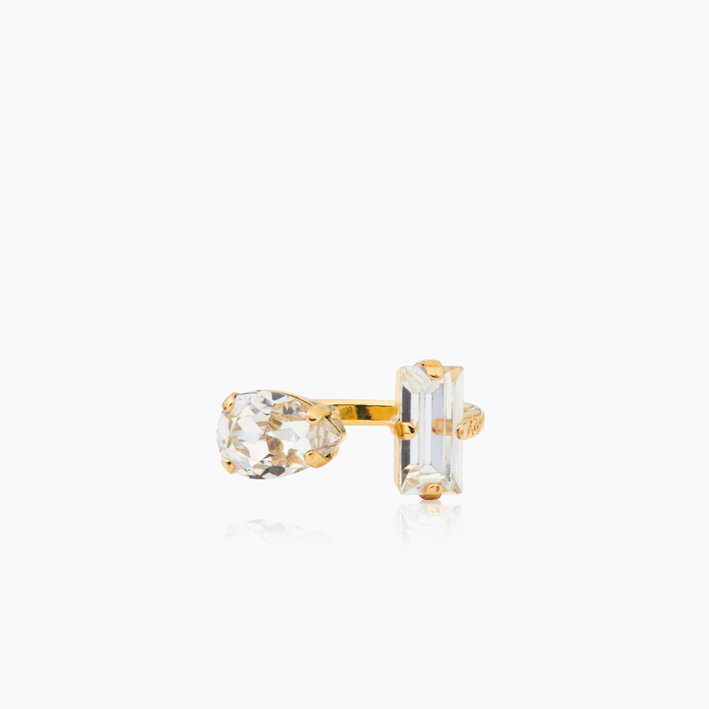 Caroline Svedbom - Noelle Ring Crystal Gold
