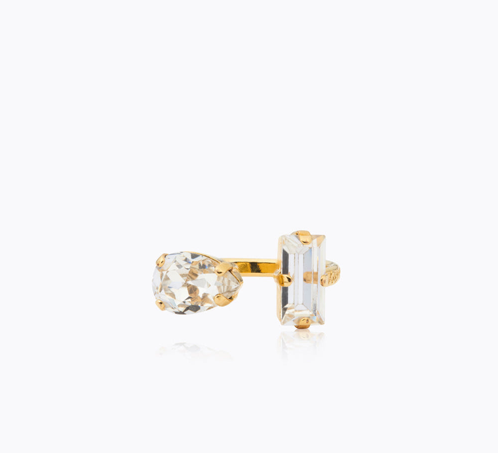 Caroline Svedbom - Noelle Ring Crystal Gold