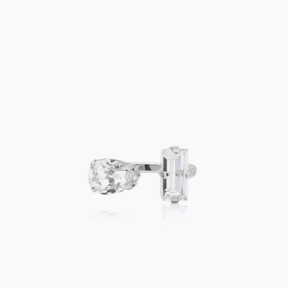 Caroline Svedbom - Noelle Ring Crystal Rhodium