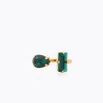 Caroline Svedbom - Noelle Ring Emerald Gold