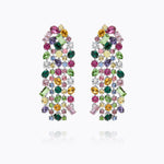 Caroline Svedbom - Noelle Statement Earring Festive Combo Rhodium