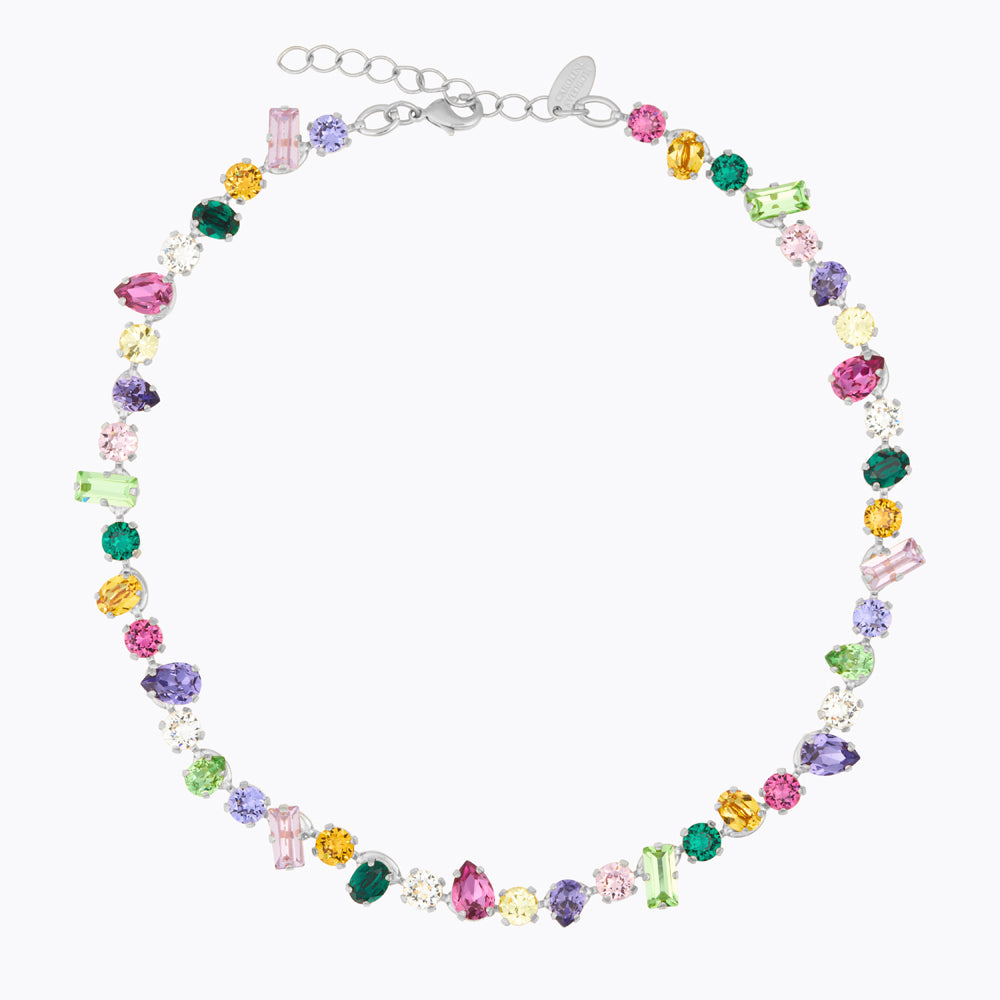 Caroline Svedbom - Noelle Statement Necklace Festive Combo Rhodium