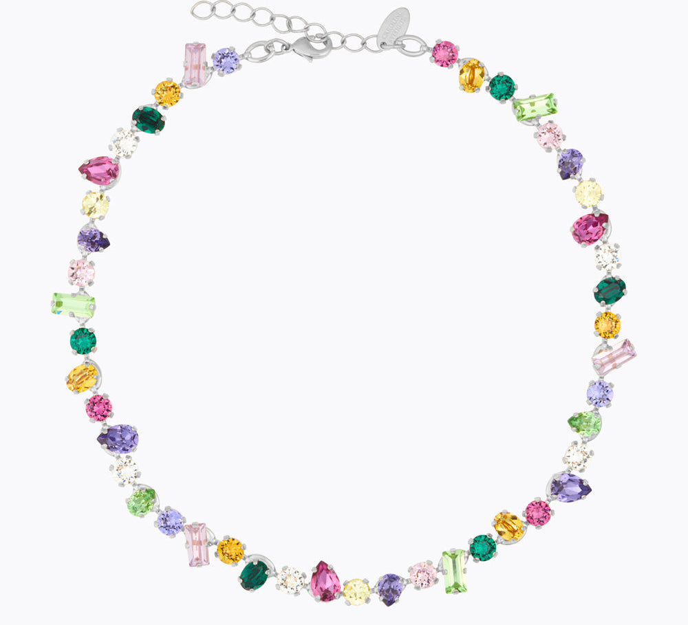 Caroline Svedbom - Noelle Statement Necklace Festive Combo Rhodium