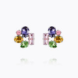 Caroline Svedbom - Noelle Stud Earrings Festive Combo Rhodium