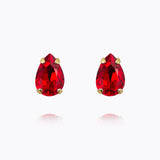 Caroline Svedbom - Petite Drop Stud Earrings Light Siam Gold