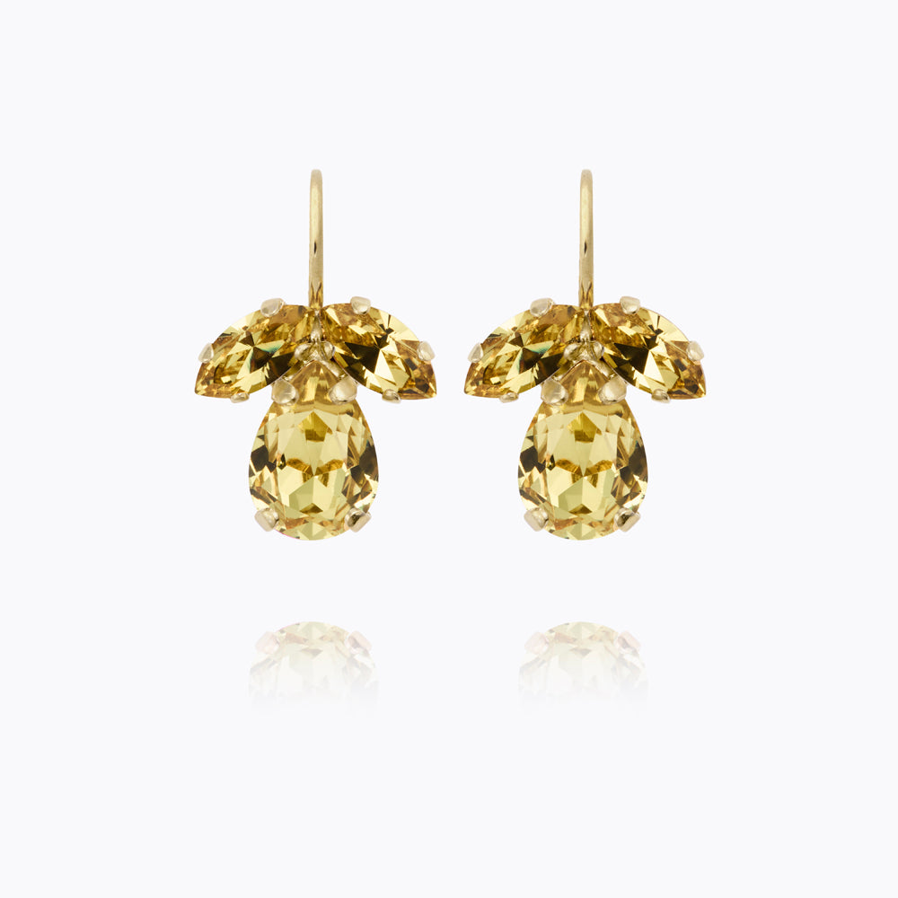 Caroline Svedbom - Petite Timo Earrings Dark Jonquil Gold