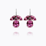 Caroline Svedbom - Petite Timo Earrings Dark Rose Rhodium