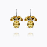 Caroline Svedbom - Petite Timo Earrings Dark Jonquil Rhodium