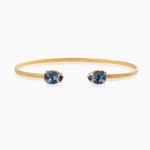 Caroline Svedbom - Petite Drop Bracelet Denim Blue Gold