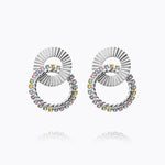 Caroline Svedbom - Gianna Earrings Pastel Combo Rhodium