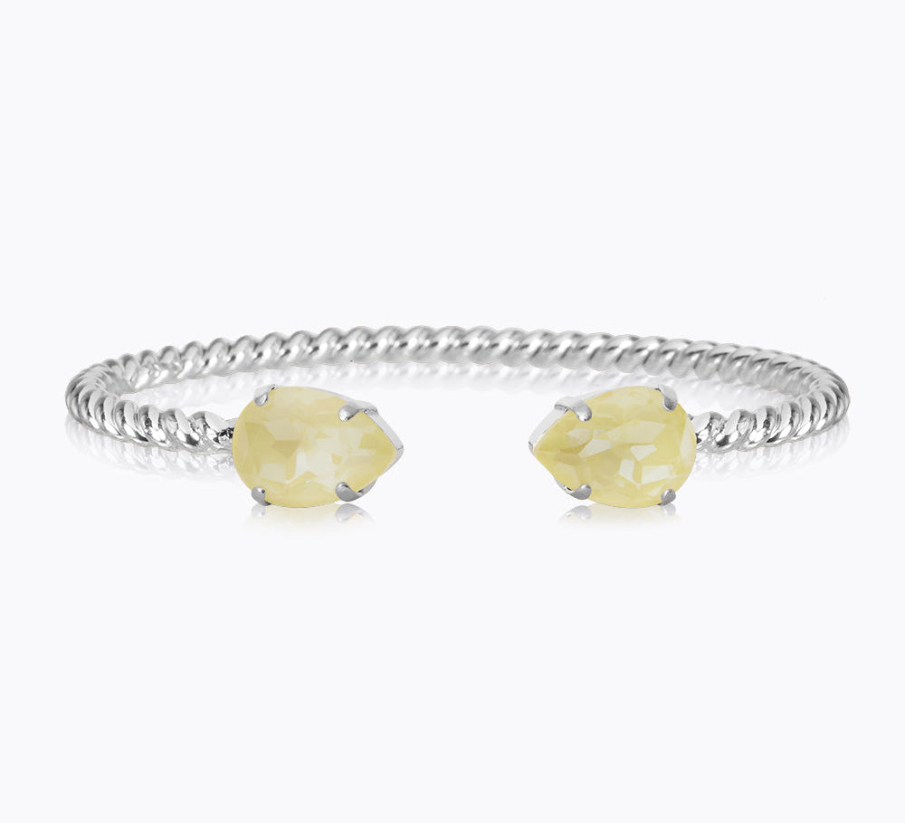 Caroline Svedbom - Mini Drop Bracelet Soft Yellow Rhodium