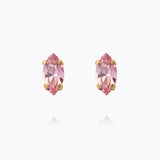 Caroline Svedbom - Petite Navette Earrings Light Rose Gold