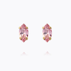 Caroline Svedbom - Petite Navette Earrings Light Rose Gold