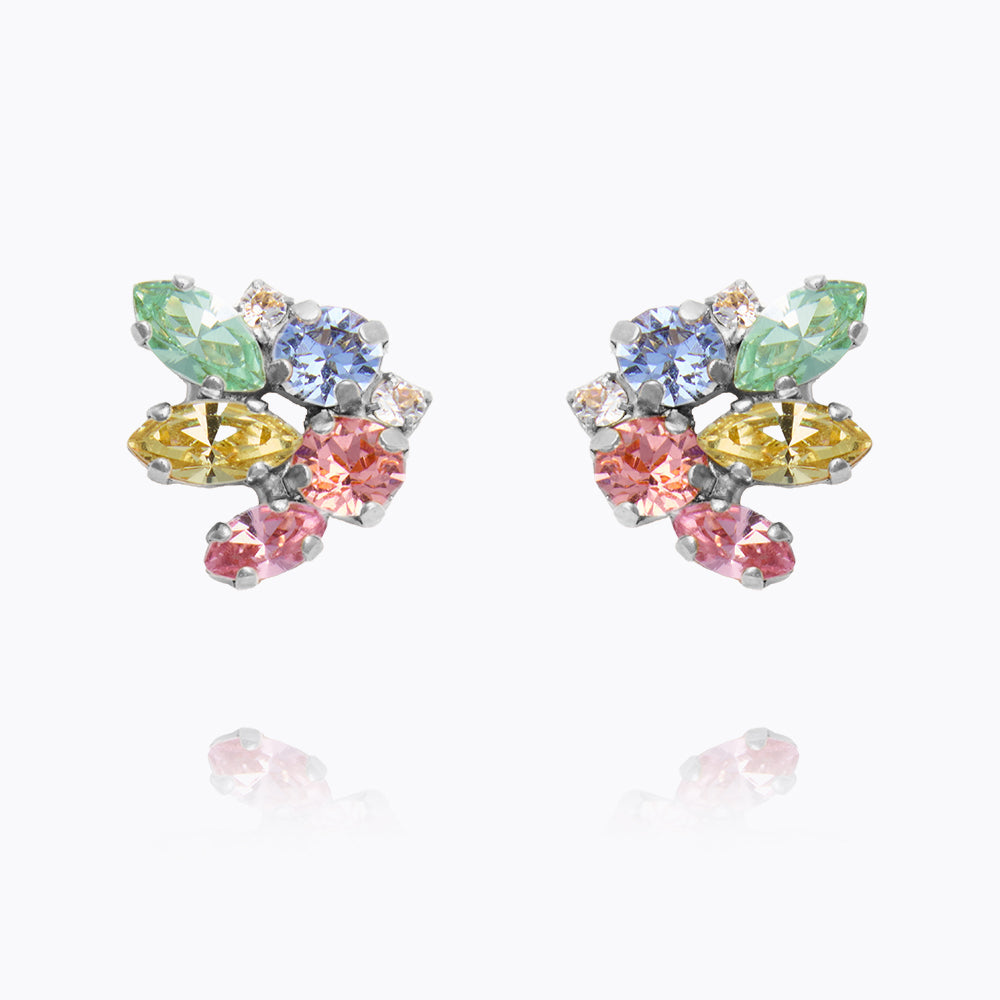 Caroline Svedbom - Petite Cora Earrings Pastel Combo Rhodium