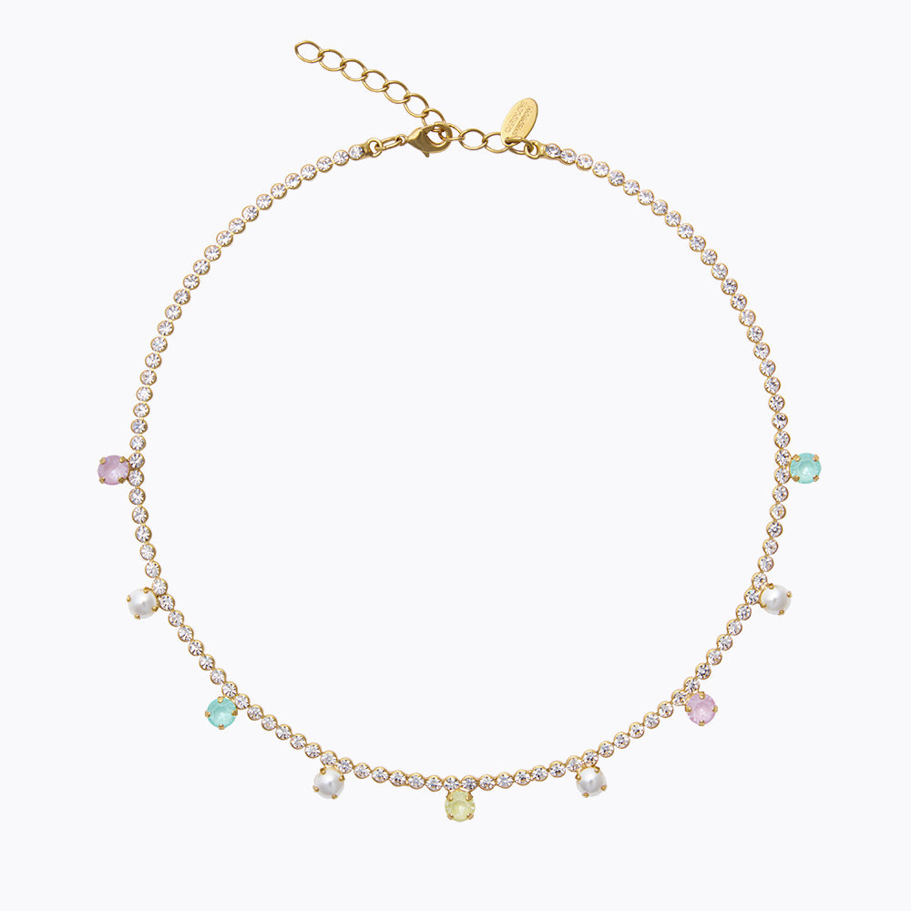 Caroline Svedbom - Millie Necklace Soft Pastel Combo Gold