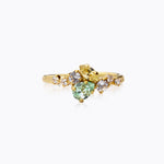 Caroline Svedbom - Sandra Ring Chrysolite Jonquil Gold