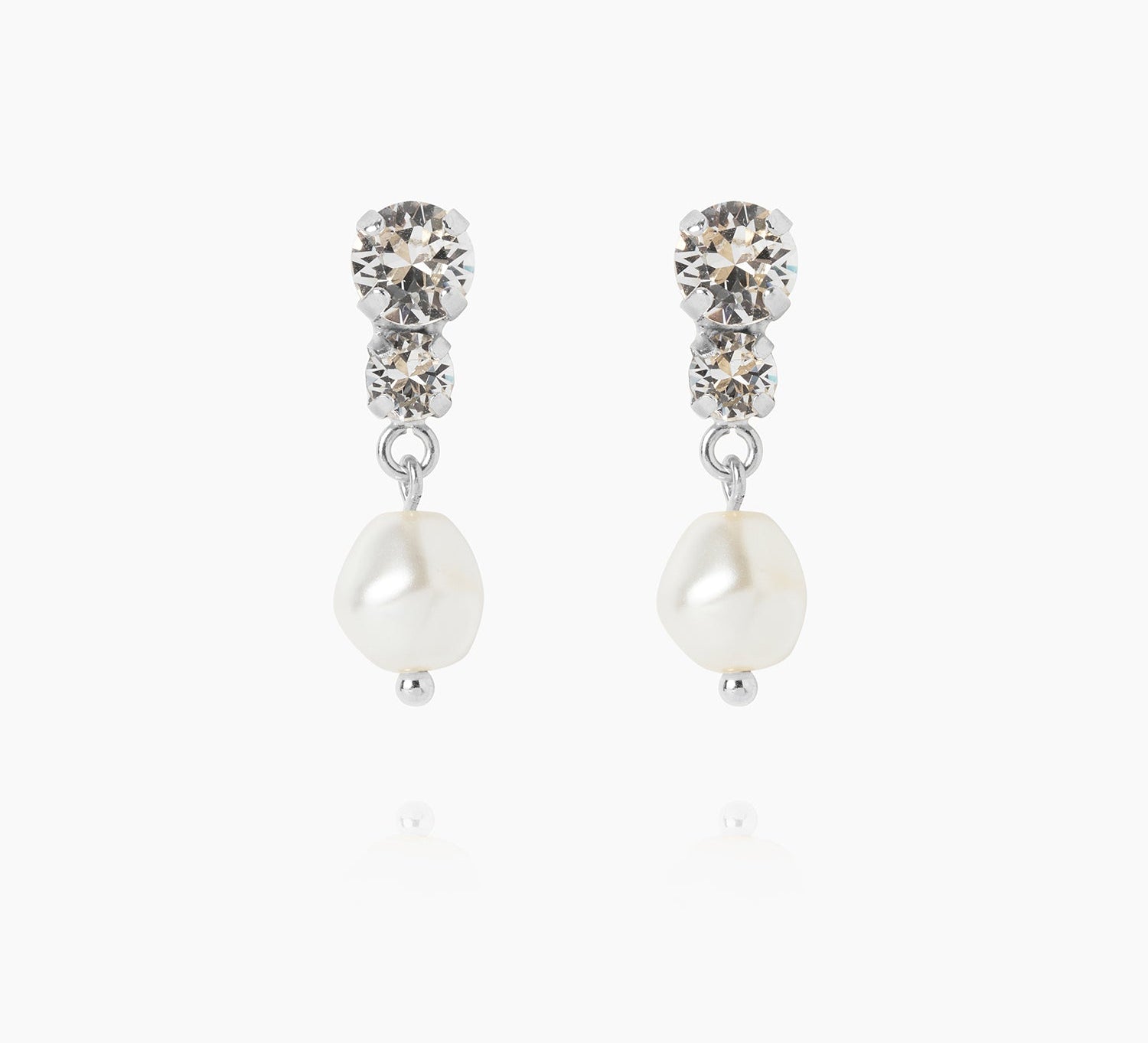 Caroline Svedbom - Pearl Wishes Earrings Pearl Crystal Rhodium