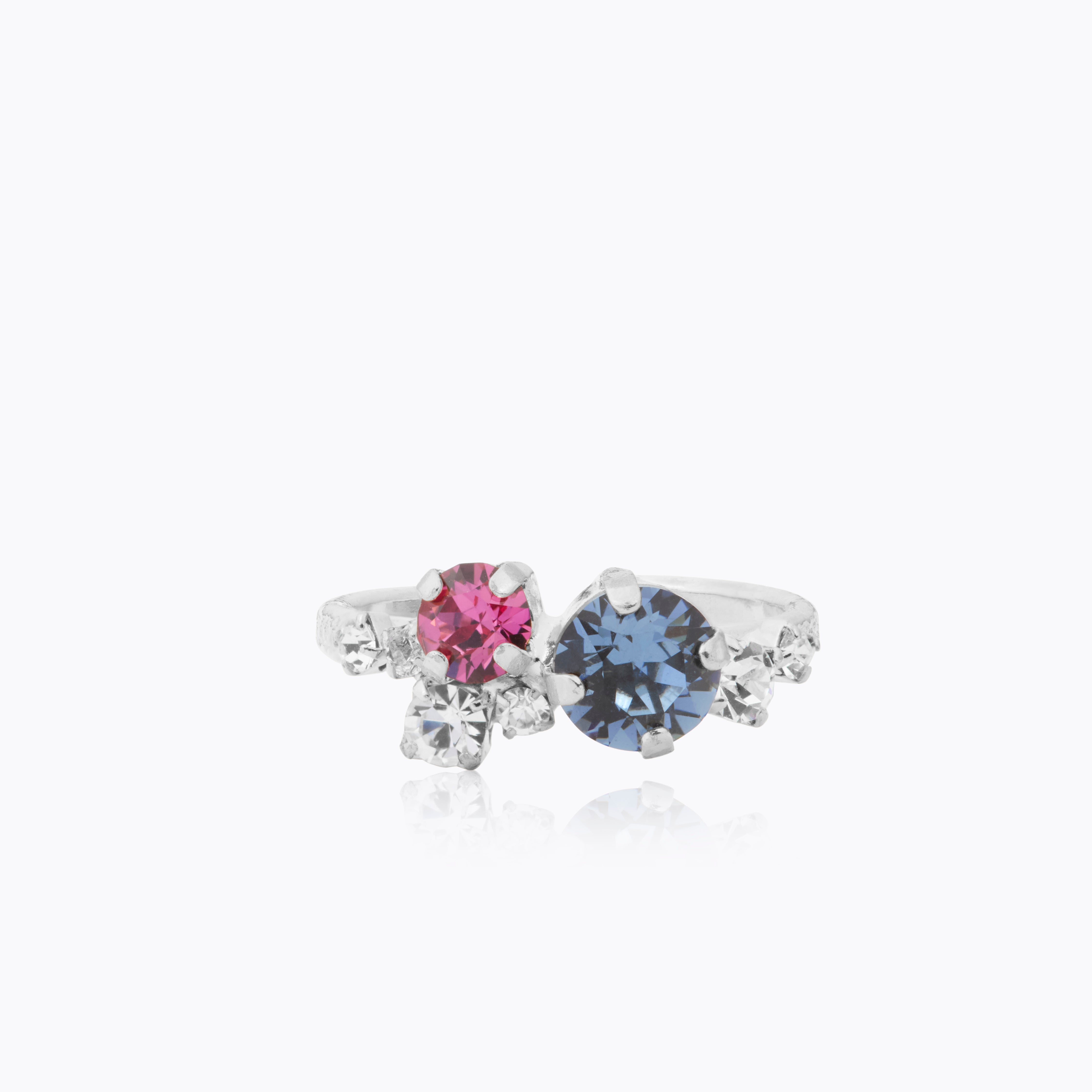Caroline Svedbom - Stardust Ring Rose Dawn Combo Rhodium