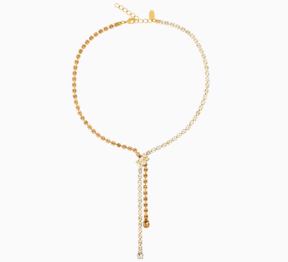 Caroline Svedbom - Yvette Necklace Topaz Combo Gold