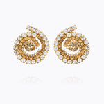 Caroline Svedbom - Zia Earrings Topaz Combo Gold