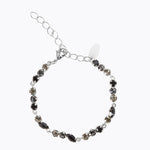 Caroline Svedbom - Alelia Bracelet Jet Combo Rhodium