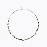 Caroline Svedbom - Alelia Necklace Jet Combo Rhodium