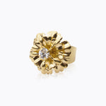 Caroline Svedbom - Blossom Ring Crystal Gold