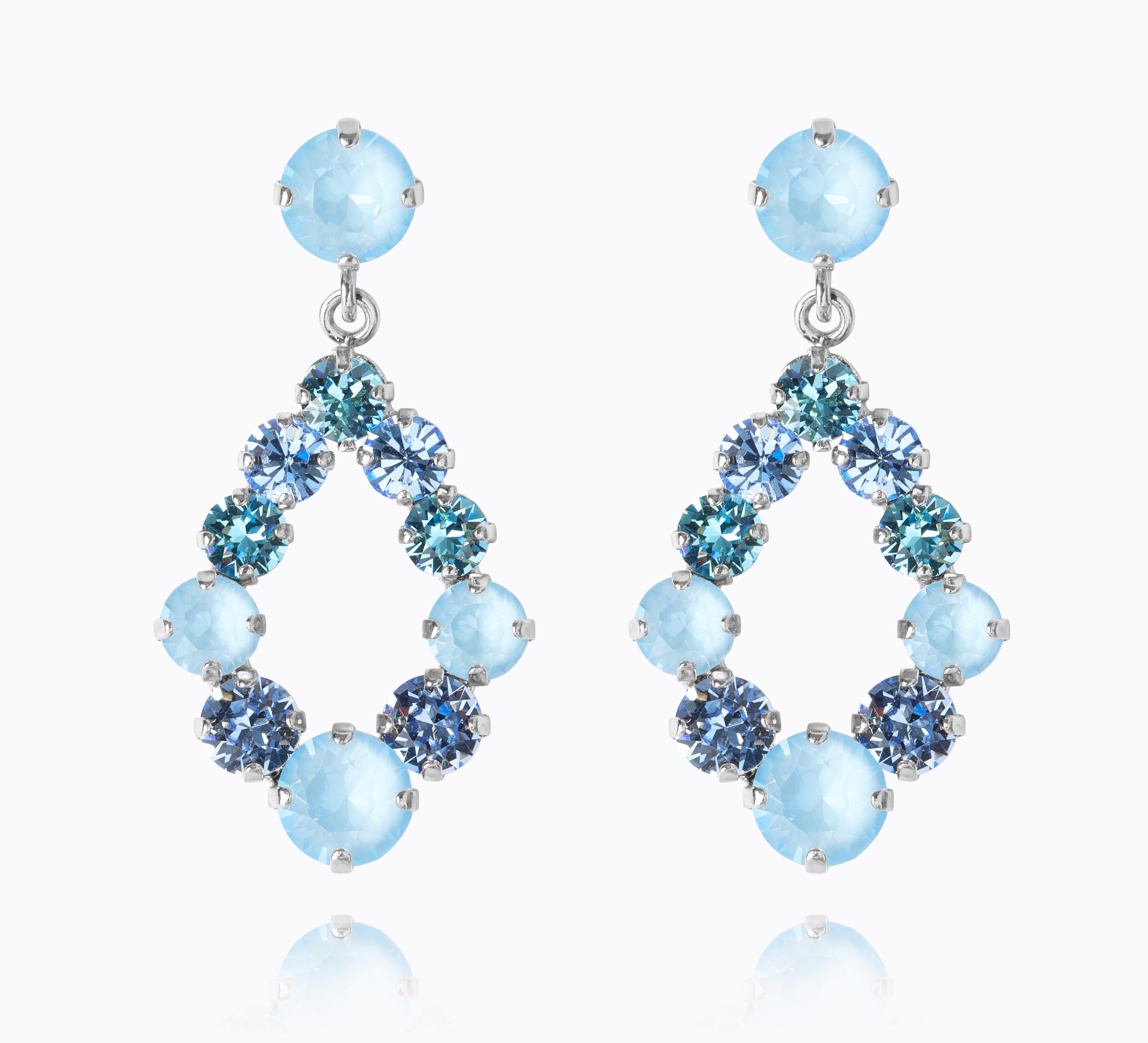 Mini Delia Earrings / Sky Combo
